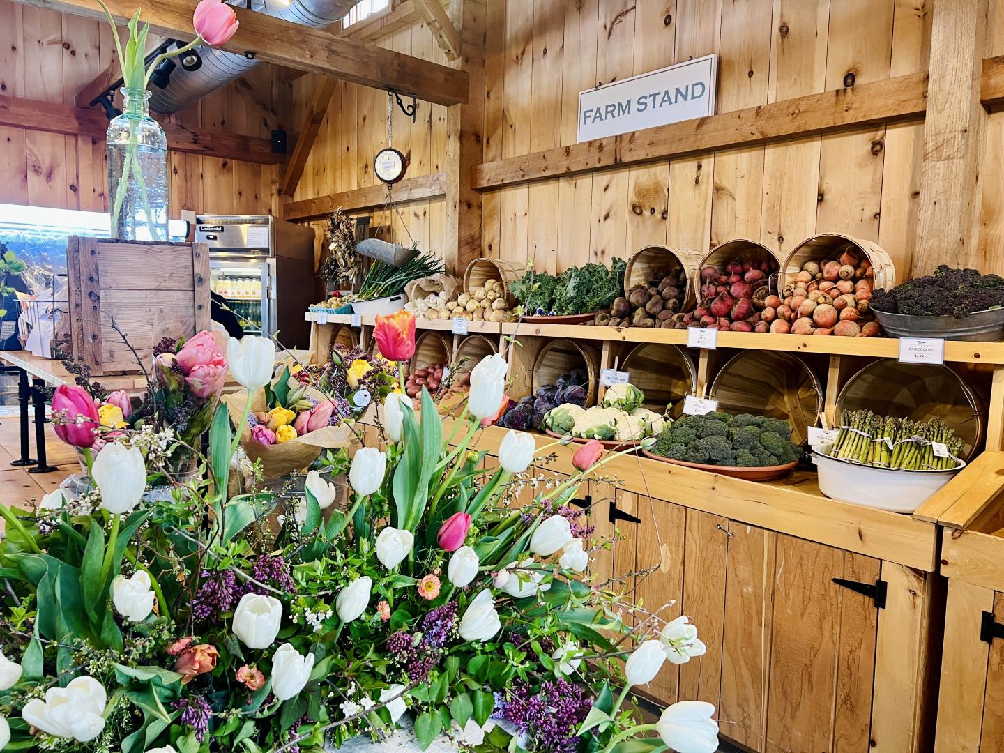 farm stand inside