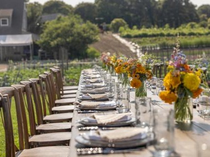 Greenhouse Dinner at the Chatham Bars Inn Farm