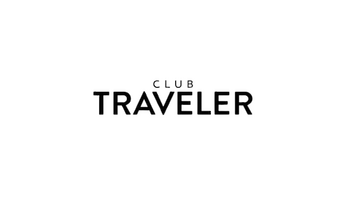 The image features the words "Club Traveler" on a plain background.
