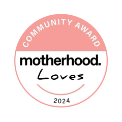 motherhood loves logo