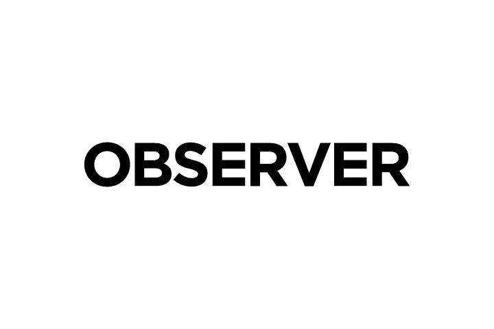 Observer logo in black text on a white background.