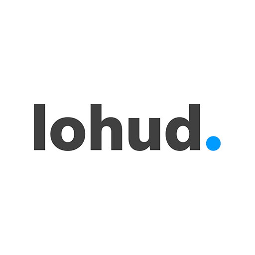lohud logo with a blue dot.