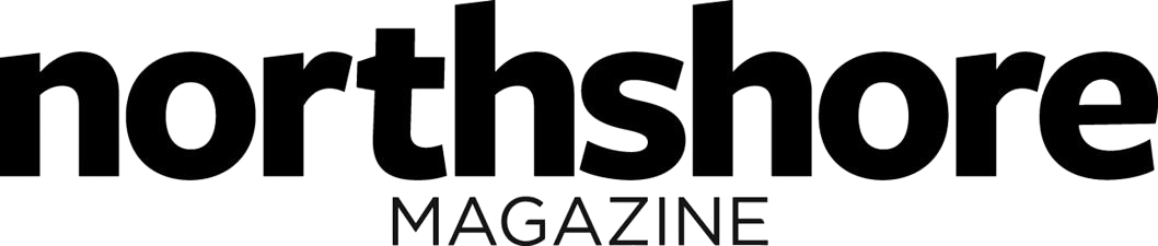 Northshore Magazine logo in black text.