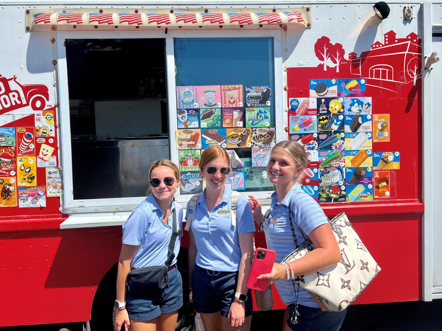 Recreation Team at the Ice Cream Truck