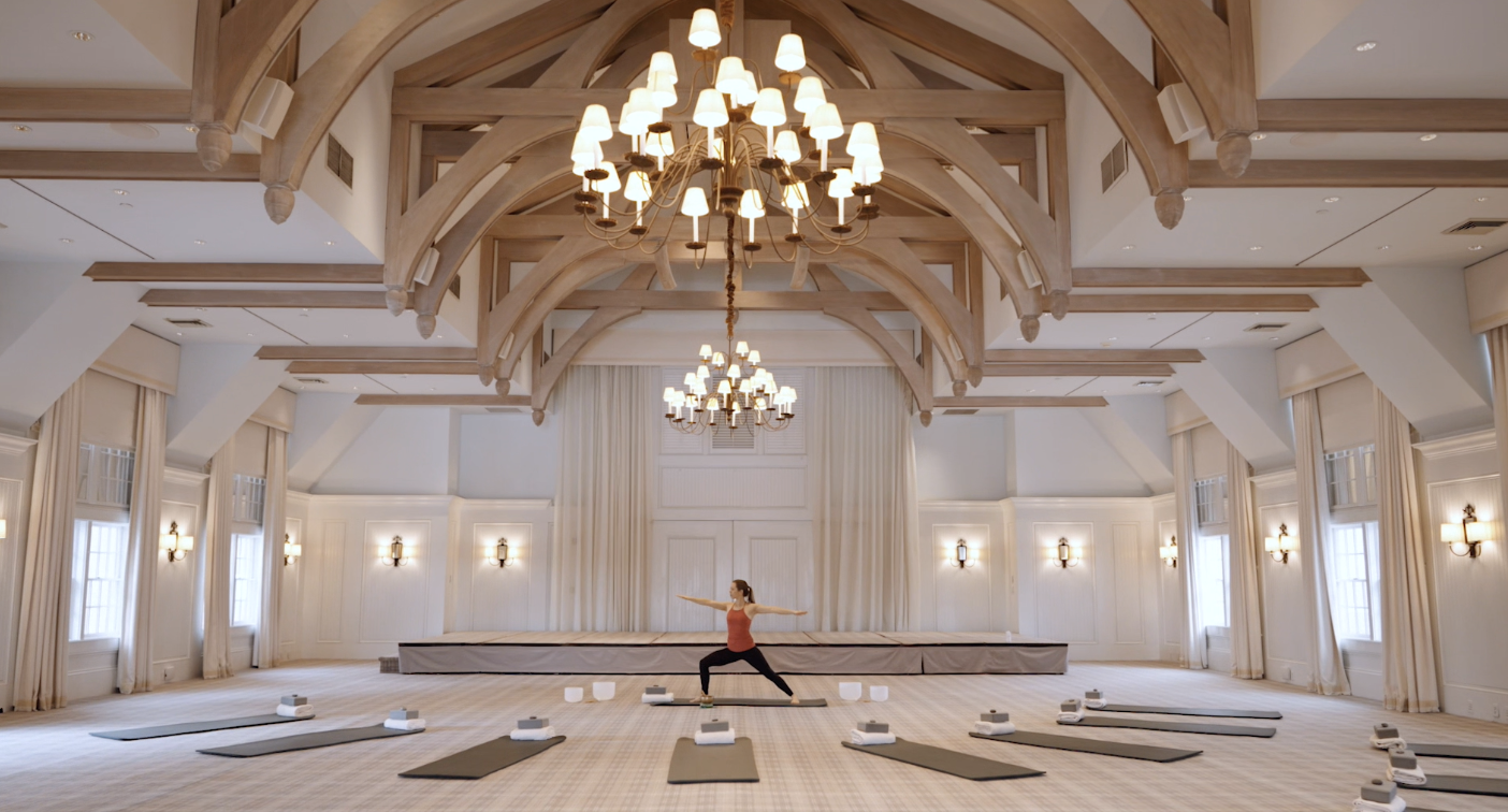 Yoga in Monomoy Ballroom