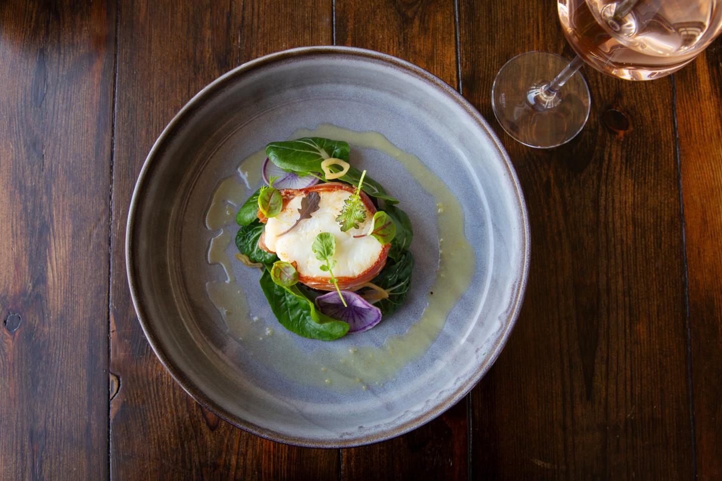 Prosciutto Wrapped Local Cod