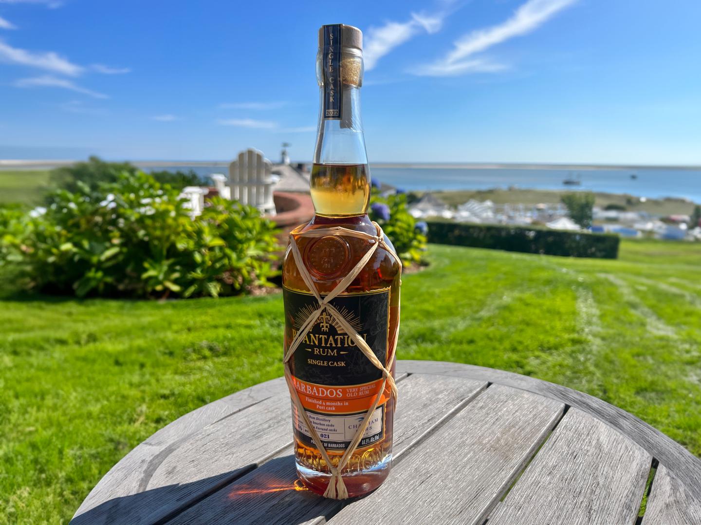 Plantation Rum with a Bay view