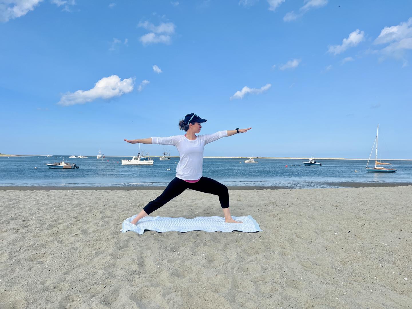 yoga on the beach