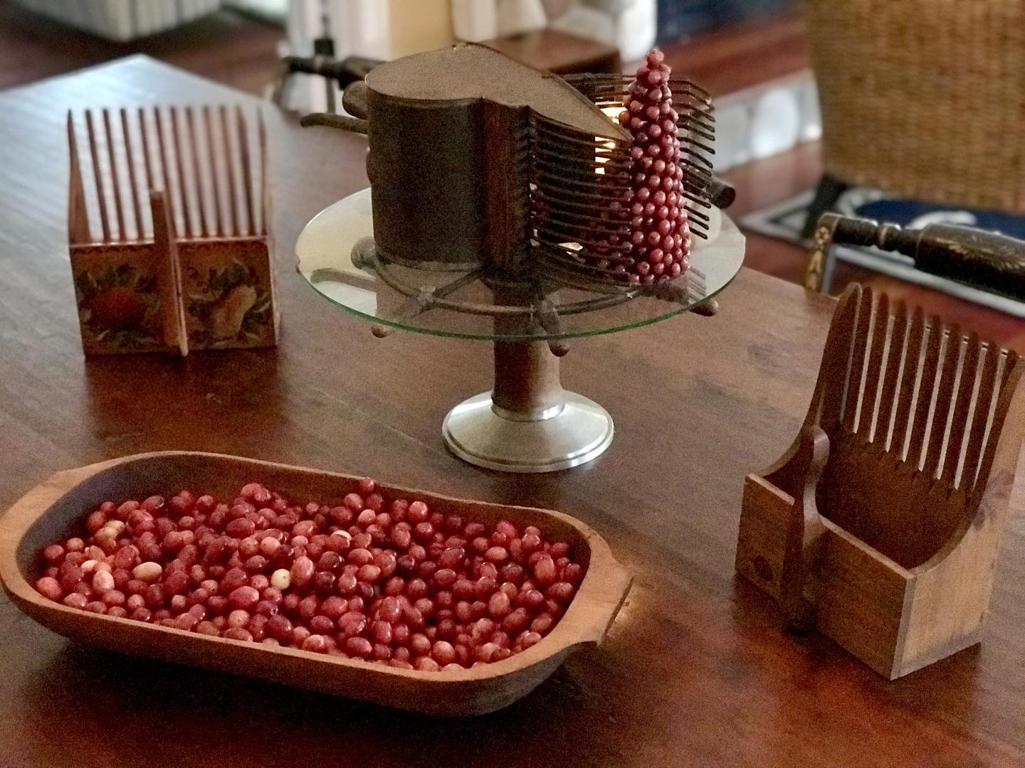 Cranberry Harvest - Scoops on Table
